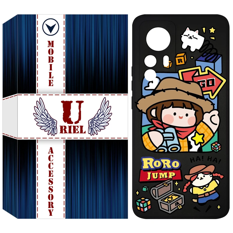 کاور یوریل مدل KSH کد 29 طرح دختر خوشحال مناسب برای گوشی موبایل شیائومی 12T Pro