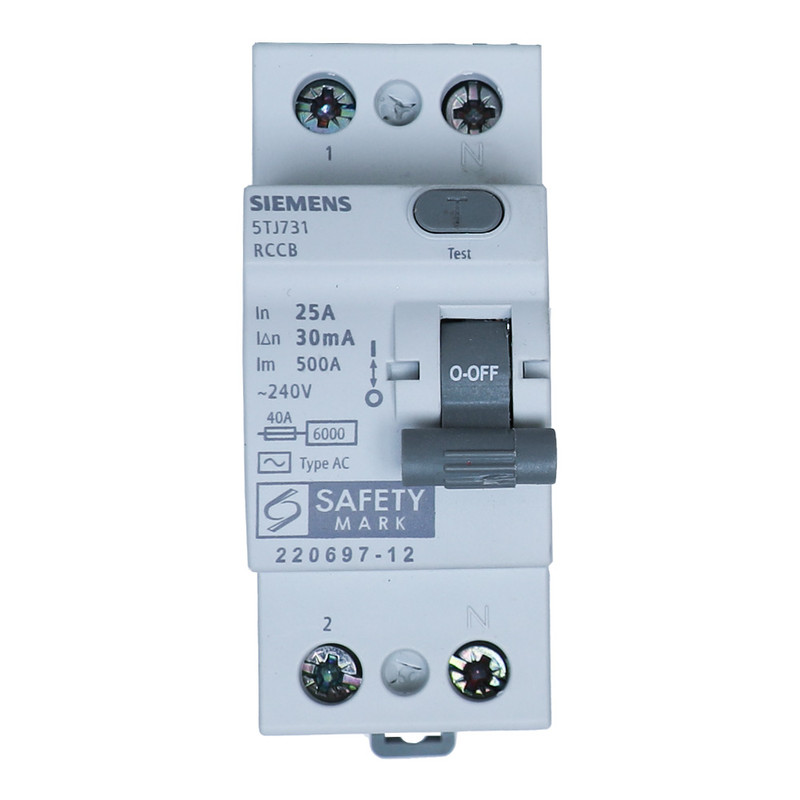 فیوز محافظ جان 25 آمپر تک فاز زیمنس مدل زینوا کد 5TJ7312-0