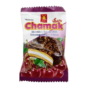 بیسکویت مغزدار با روکش کاکائویی با طعم آلبالو آناتا - 24 گرم بسته 60 عددی