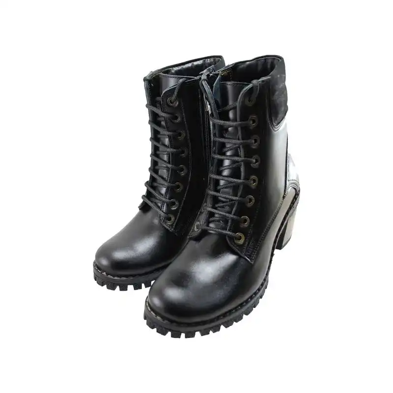 نیم بوت زنانه مدل چرم طبیعی کد 612.1