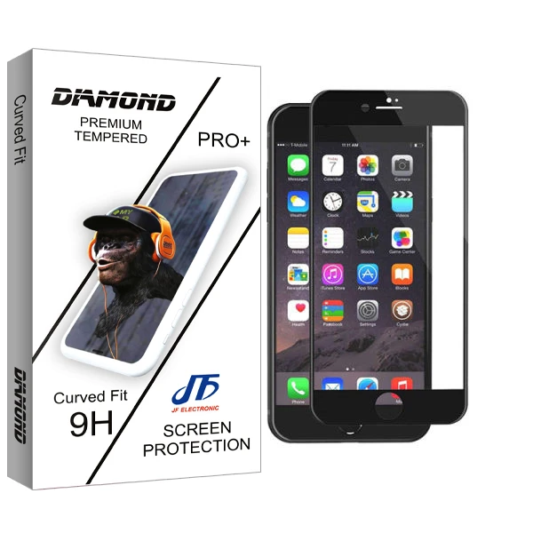 محافظ صفحه نمایش مات جی اف مدل Diamond glass مناسب برای گوشی موبایل اپل Iphone 6s