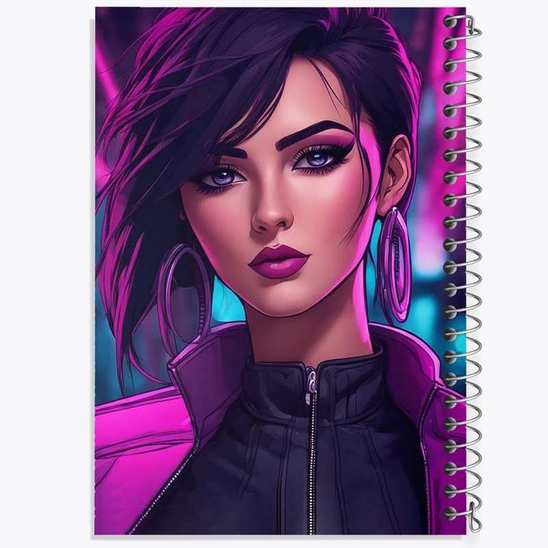 دفتر ژورنال نویسی 50 برگ خندالو مدل نقطه ای طرح دخترانه کد F2758