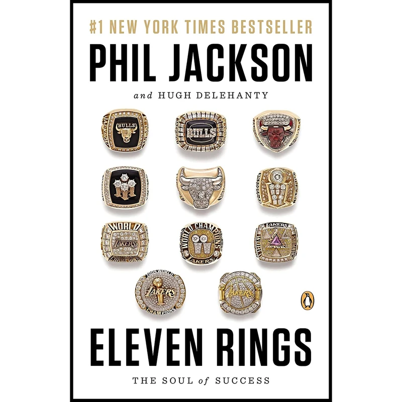 کتاب Eleven Rings اثر Phil Jackson and Hugh Delehanty انتشارات Penguin Books