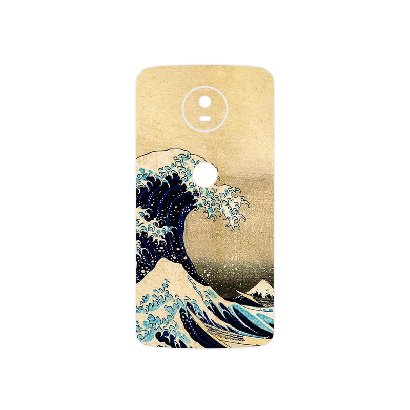 برچسب پوششی ماهوت مدل The Great Wave off Kanagawa of Hokusai مناسب برای گوشی موبایل موتورولا Moto G5S
