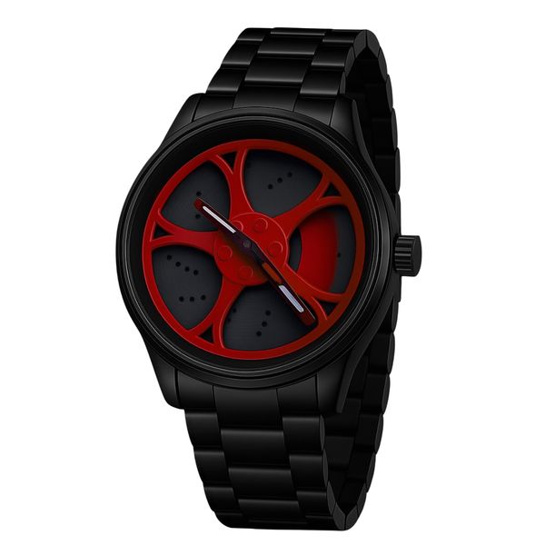 ساعت مچی عقربه‌ای کوارتز مردانه مدل اسپرت صفحه رینگ چرخان کد P4