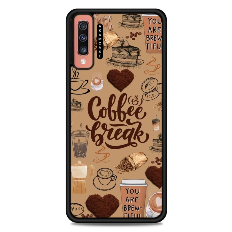 کاور آکام مدل AMC-WSGA70-COFFEE-18 مناسب برای گوشی موبایل سامسونگ Galaxy A70
