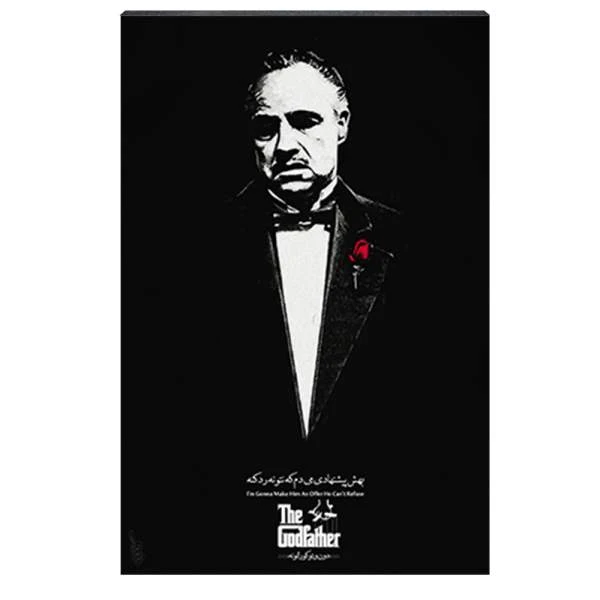 تابلو شاسی آواویز مدل مارلون براندو طرح فیلم پدر خوانده کد 4G432