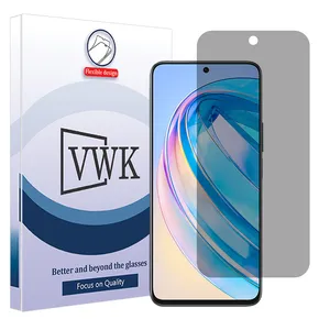 VWK Tough model privacy screen protector suitable for Honor X8a mobile phone