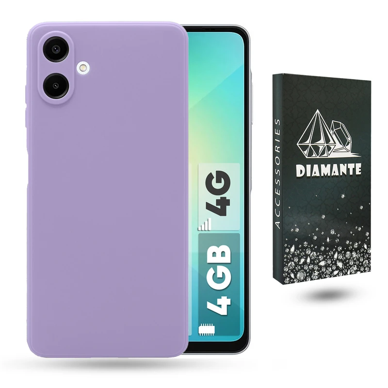 کاور دیامانته مدل Sili2 Navy مناسب برای گوشی موبایل سامسونگ Galaxy A06