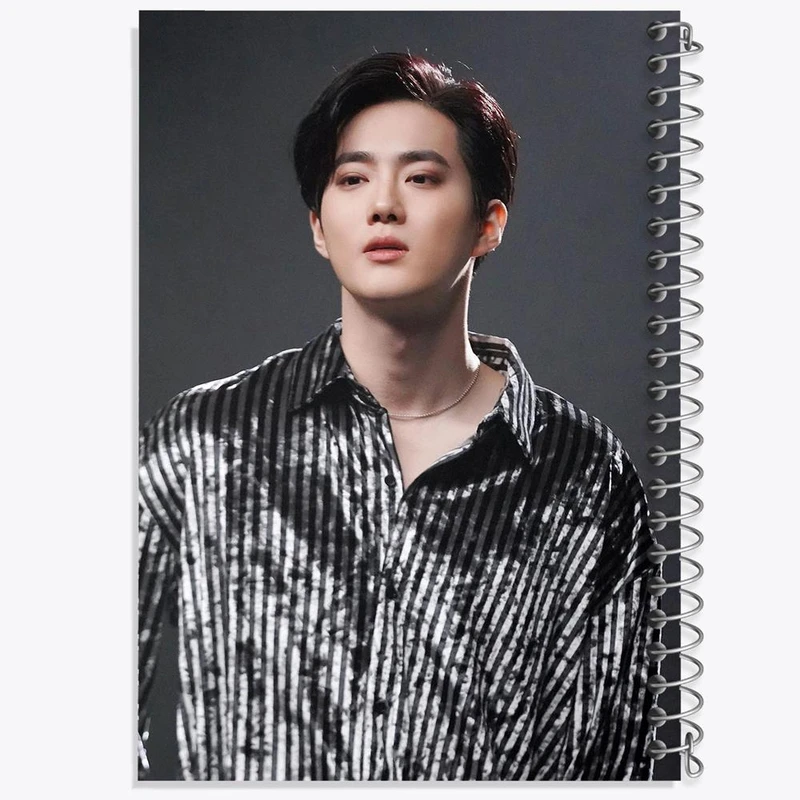 دفتر مشق 50 برگ خندالو مدل سوهو گروه اکسو EXO کد 13497