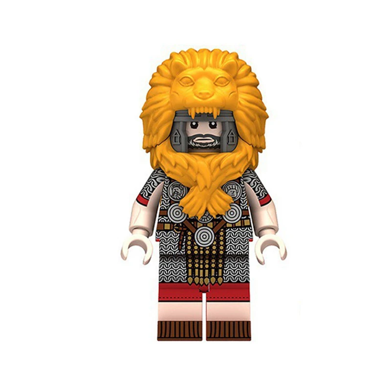 ساختنی 9 تکه برانت مدل سرباز پرچمدار رومی باستان با سپر و شمشیر