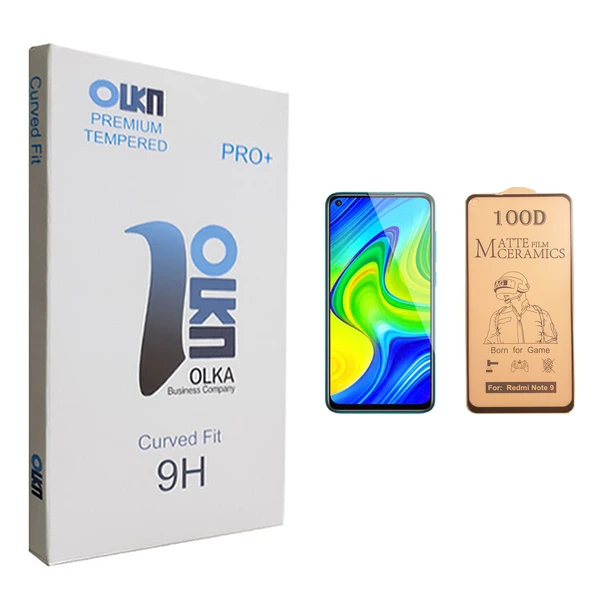 محافظ صفحه نمایش سرامیکی الکا مدل +PRO مناسب برای گوشی موبایل شیائومی Redmi Note 9