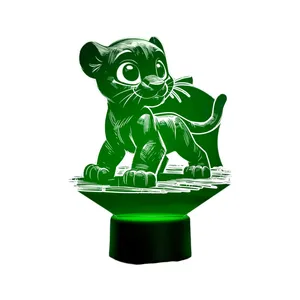 چراغ خواب مدل بالبینگ بچه شیر