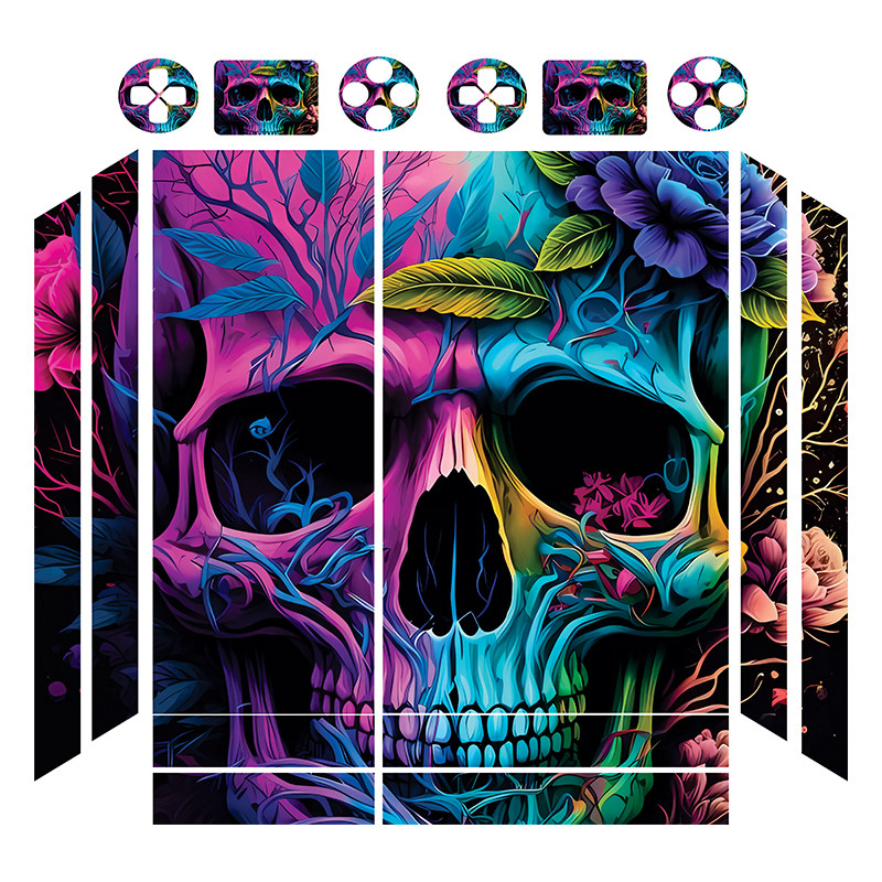 برچسب پلی استیشن 4 فت توییجین وموییجین مدلeskelet 03 مجموعه 16 عددی