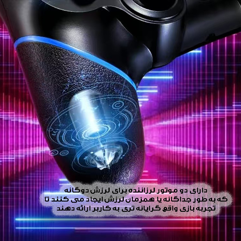 دسته بازی بی سیم پلی استیشن 4 PC مدل WIRELESS-LINEAR