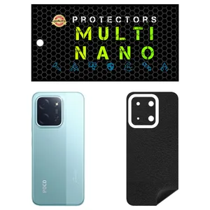 Multi Nano X-F1L Model Leather Rear Skin For Xiaomi Poco C85 4G Mobile Phone