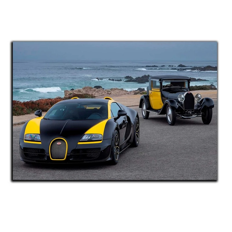 تابلو شاسی بکلیت طرح ماشین بوگاتی مدل SH-4670