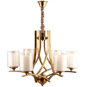 لوستر 6 شعله مدل پیچک