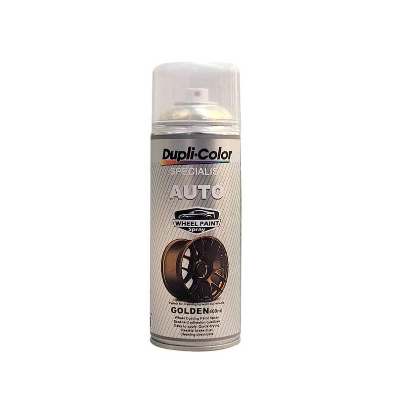 اسپری رنگ رینگ طلایی دوپلی کالر مدل wheel paint حجم 400 میلی لیتر