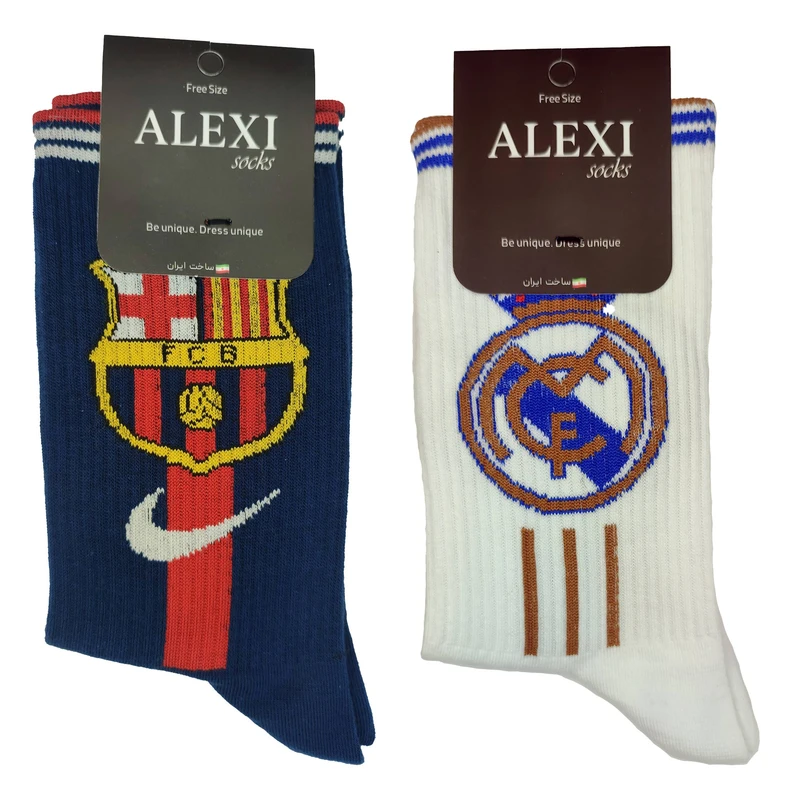 جوراب ساق بلند مدل SC082 بسته 2 عددی