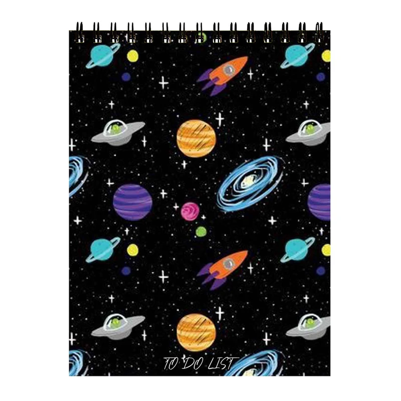 دفتر برنامه ریزی 50 برگ طرح فضا و ماه کد 5058