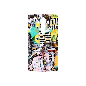 MAHOOT Collage of Teared Paper Cover Sticker for LG G3
