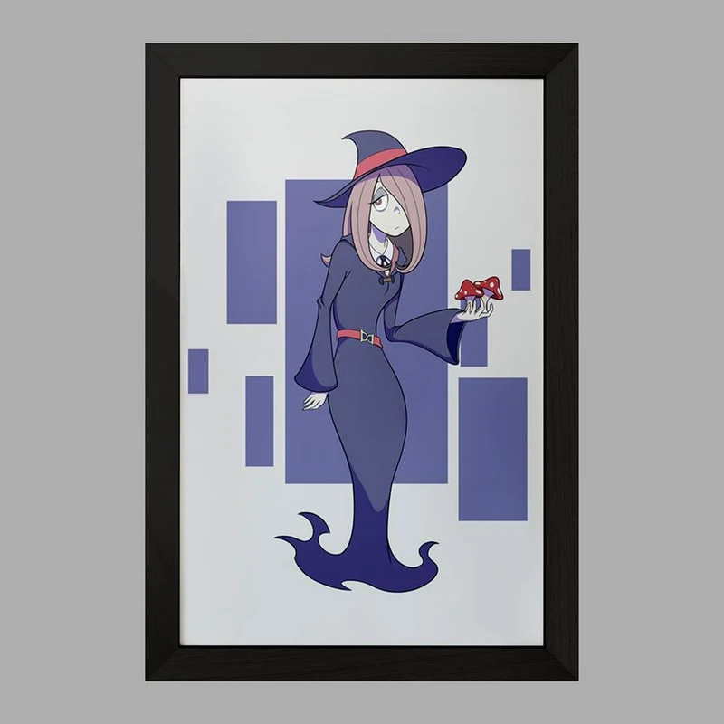تابلو خندالو مدل سوسی انیمه جادوگران کوچک Little Witch Academia  کد 22850