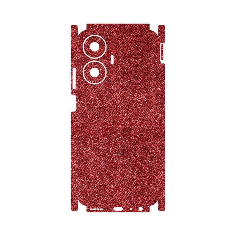 برچسب پوششی ماهوت مدل Fabric Texture 4-FullSkin مناسب برای گوشی موبایل ریلمی C55