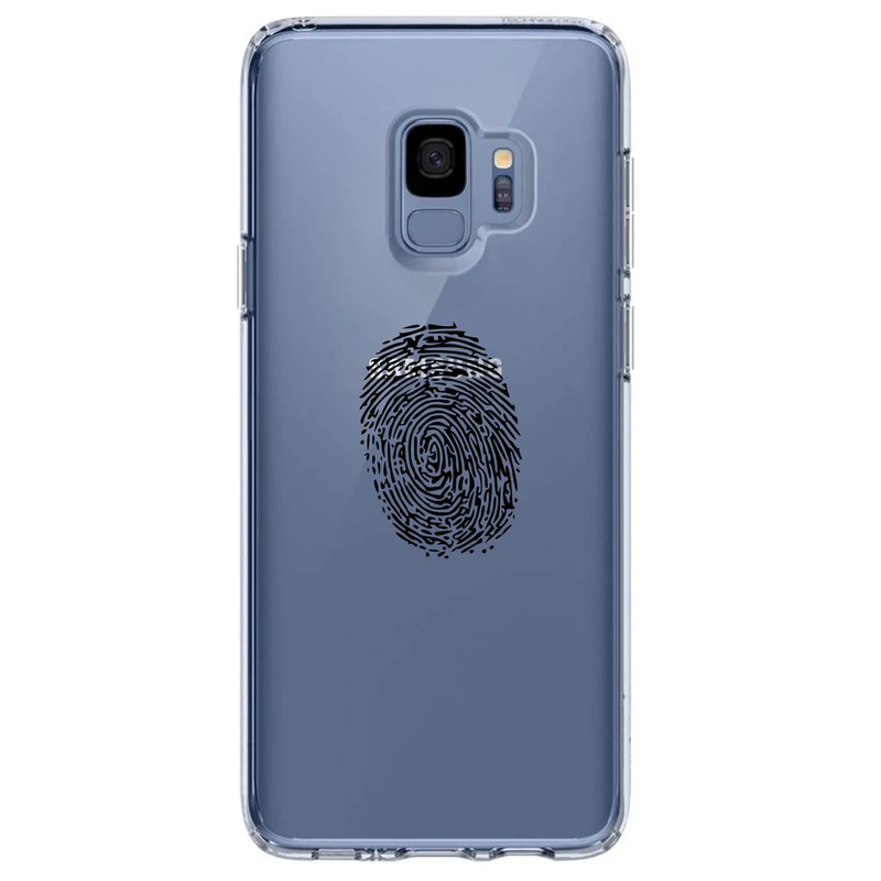 کاور مگافون طرح اثر انگشت مدل C62-B مناسب برای گوشی موبایل سامسونگ Galaxy S9