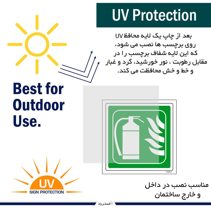 برچسب ایمنی مستر راد طرح کپسول آتش نشانی مدل HSE-OSHA-195 برچسب ایمنی مستر راد طرح کپسول آتش نشانی مدل HSE-OSHA-195