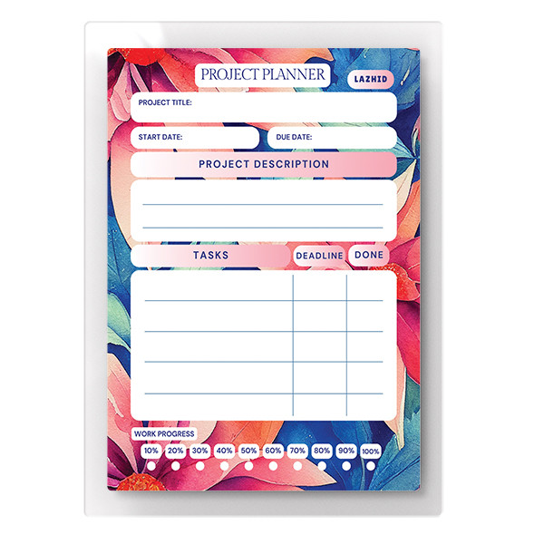 تخته وایت برد لاژید مدل پلنر برنامه ریزی سایز 20*30 سانتی متر