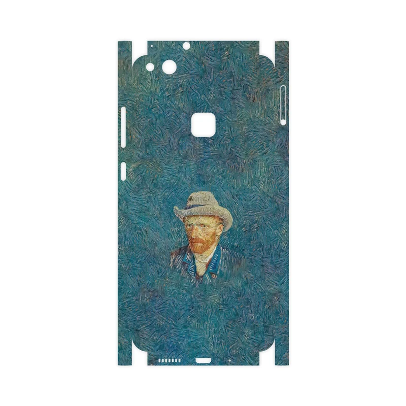 برچسب پوششی ماهوت مدل Self portrait with a gray felt hat-FullSkin مناسب برای گوشی موبایل هوآوی P10 Lite