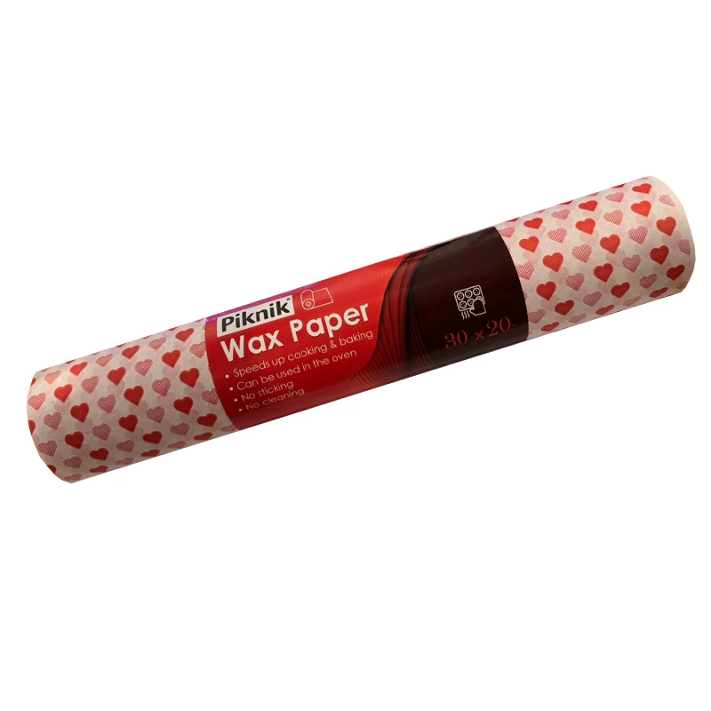 کاغذ شیرینی پزی پیک نیک مدل نسوز Love طول 20 متر