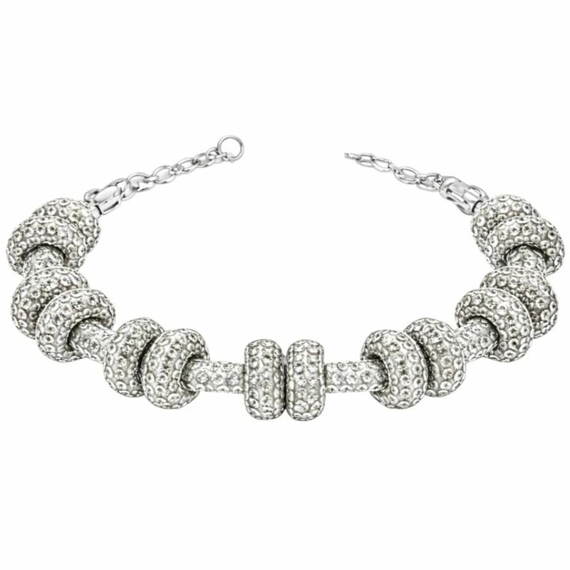 دستبند سنگی الیناکالکشن  مدل هفت گره