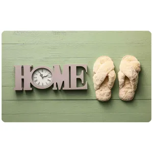 پادری مدل سه لایه رویه مخمل طرح Home کد 1312 سایز 75x45 سانتی متر