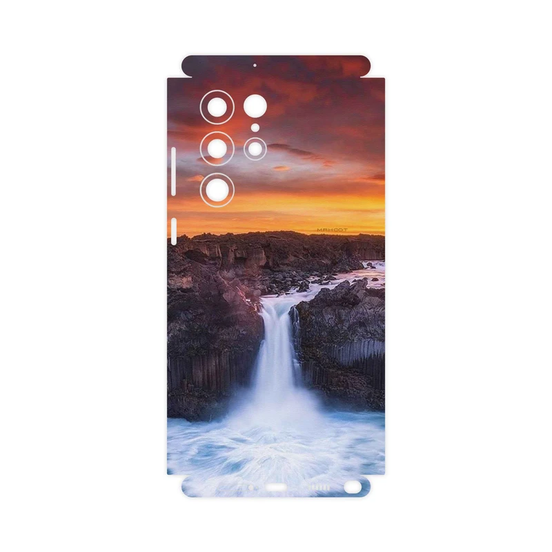 برچسب پوششی ماهوت مدل Waterfall-FullSkin مناسب برای گوشی موبایل سامسونگ Galaxy S22 Ultra 5G