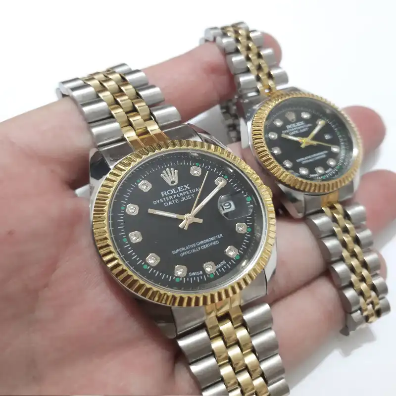 ست ساعت مچی عقربه ای زنانه و مردانه مدل DATE JUST