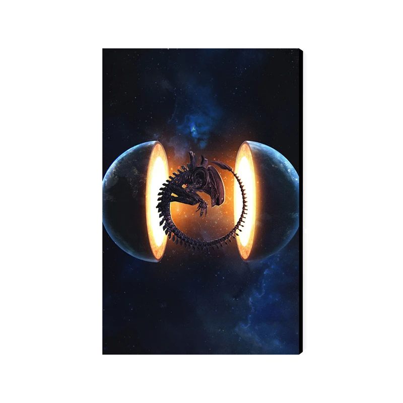 تابلو شاسی عرش مدل فانتزی بیگانه کد As5106