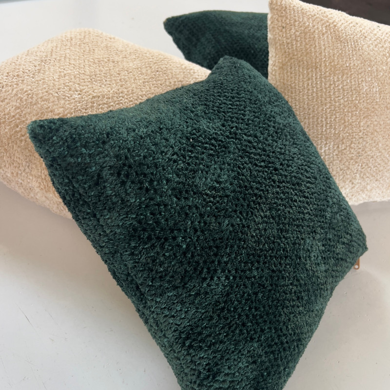 کوسن پارچه تدی مدل رز دارامبل