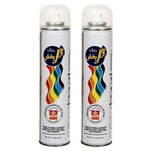 اسپری رنگ کیلر گل پخش مدل براق کننده حجم 300 میلی لیتر بسته 2 عددی