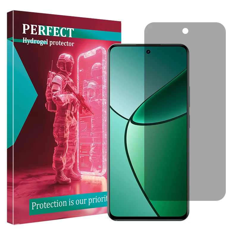 محافظ صفحه نمایش حریم شخصی پرفکت مدل Tough مناسب برای گوشی موبایل ریلمی 12 Plus