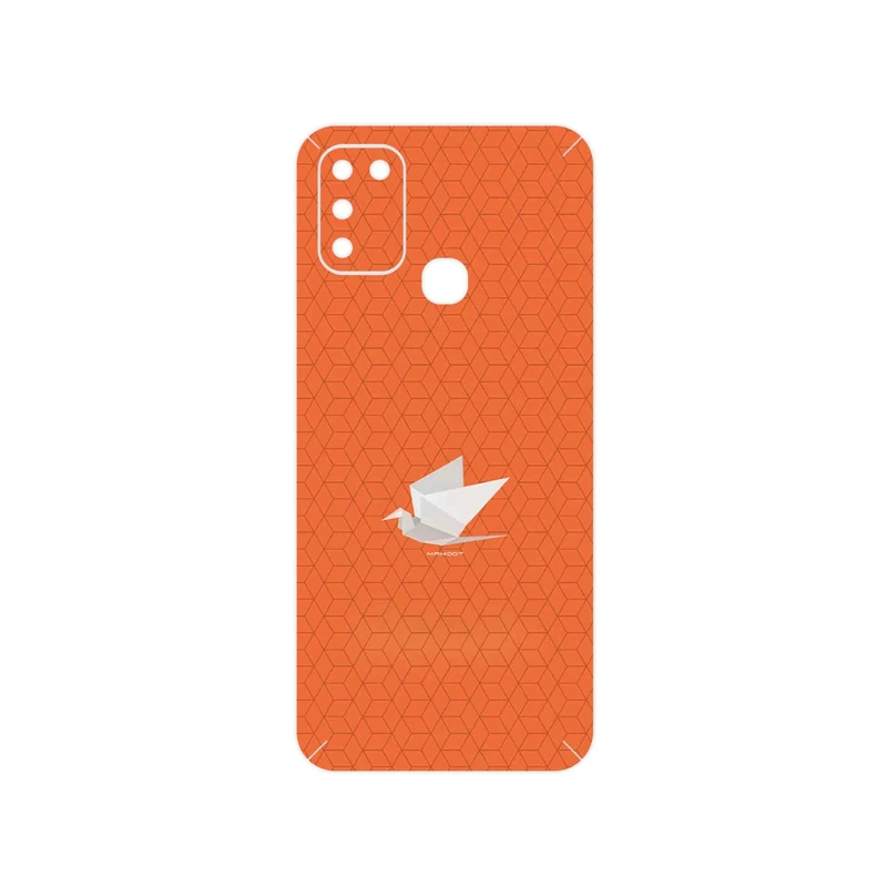 برچسب پوششی ماهوت مدل Minimalist origami bird مناسب برای گوشی موبایل اینفینیکس Hot 10 Play