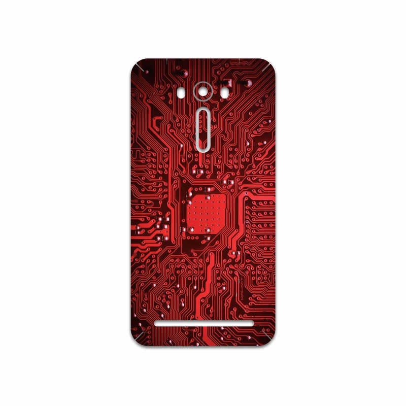 برچسب پوششی ماهوت مدل Red Printed Circuit Board مناسب برای گوشی موبایل ایسوس Zenfone 2 Laser