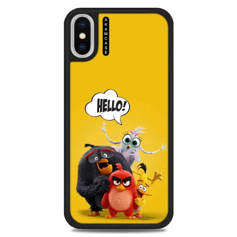 کاور آکام مدل AMC-WAXSM-ANGRY BIRDS17 مناسب برای گوشی موبایل اپل iPhone Xs Max