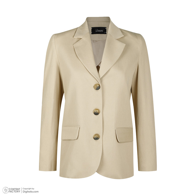 کت زنانه ریسانی مدل 5405 رنگ کرم