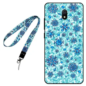Megafone Snow Flake 0014 Cover For Xiaomi Redmi 8A Mobile Neckband 