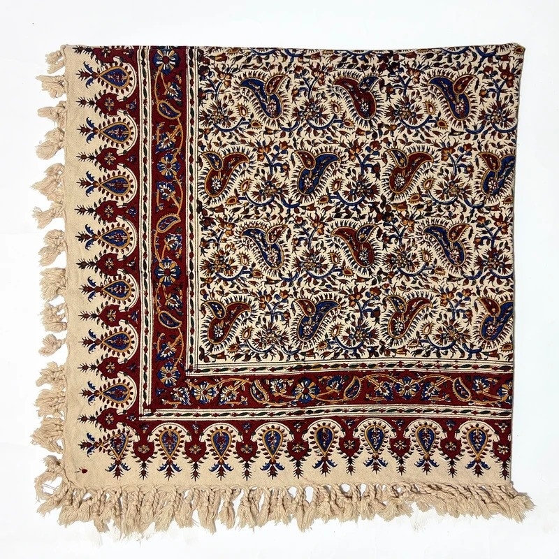 رومیزی قلمکار ممتاز طرح سلسله ای کد S100