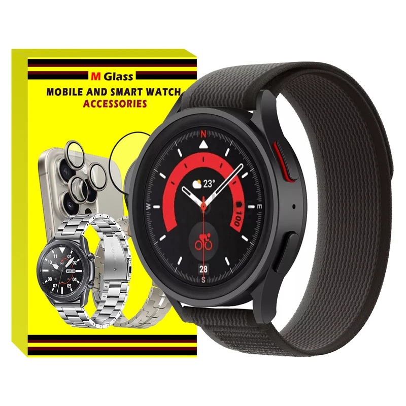 بند ام‌گلس مدل Trail Loop MG مناسب برای ساعت هوشمند سامسونگ Galaxy Watch 5 40mm / watch 5 44mm