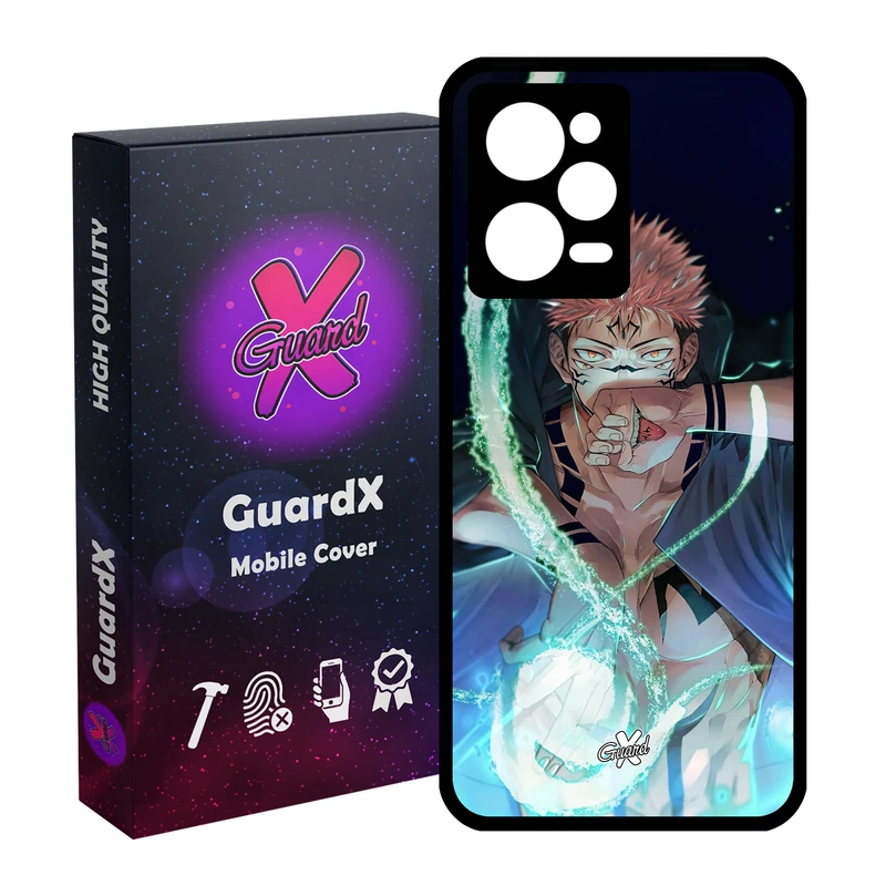 کاور گارد ایکس طرح Sukuna Anime مدل Glass10571 مناسب برای گوشی موبایل شیائومی Redmi Note 12 Pro 5G/Poco X5 Pro 5G/Note 12 Pro Pro speed