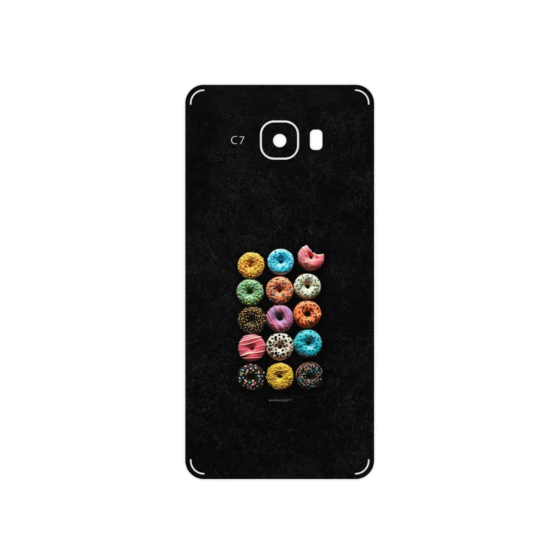 برچسب پوششی ماهوت مدل Doughnut مناسب برای گوشی موبایل سامسونگ Galaxy C7